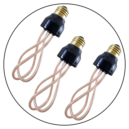 3 Pack Retro LED 8W Soft Filament E27 Decorative Industrial Light~1005