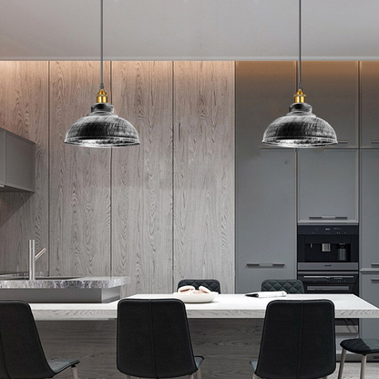 2 Pack Vintage Industrial Pendant Lights - Retro Loft Style~3569
